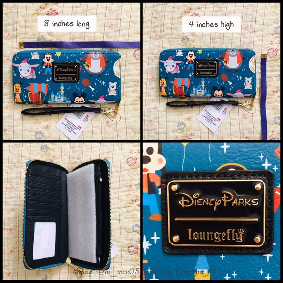 Loungefly Disneyland Park Attraction Mini Wristlet - Picture 4 of 6